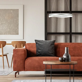 Taklampe L Senaro Sølv