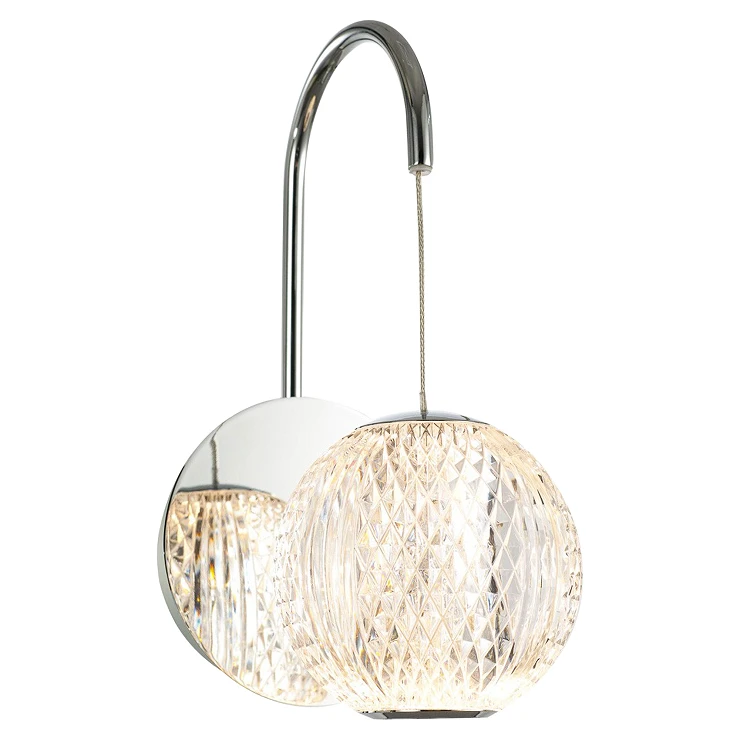 Vegglampe Mirelo Krom