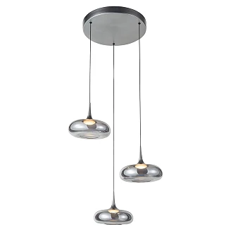 Taklampe Trio Calvero Sølv