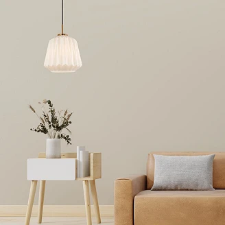 Taklampe Navero Svart, Messing Ø23 cm