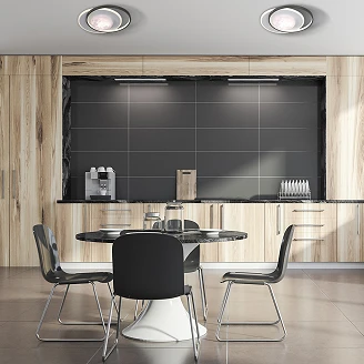 Taklampe S Lunaro Svart