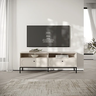 TV-benk Elsara Kashmir, Svart