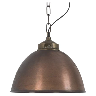 KS Verlichting Pendellampe II Loft Bronse, Kobber Ø33 cm