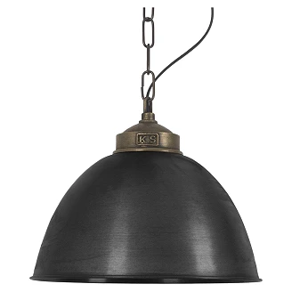 KS Verlichting Pendellampe II Loft Bronse, Antrasitt Ø33 cm