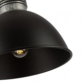 KS Verlichting Pendellampe Loft Svart Ø33 cm
