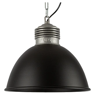 KS Verlichting Pendellampe Loft Svart Ø33 cm