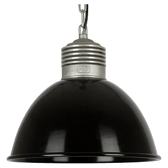 KS Verlichting Pendellampe Loft Høyglans Svart Ø33 cm