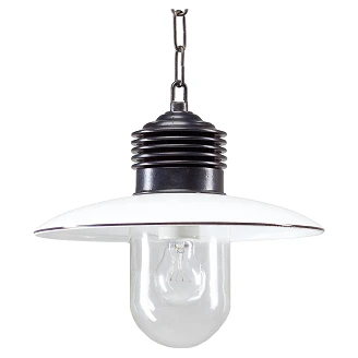 KS Verlichting Pendellampe Ampere Svart, Hvit Ø31 cm