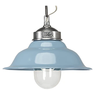KS Verlichting Pendellampe Porto Blå Ø30 cm
