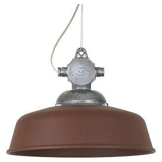 KS Verlichting Pendellampe Detroit Corten Ø40 cm