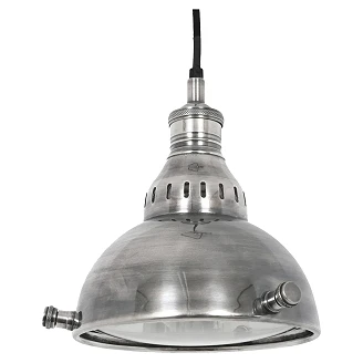 KS Verlichting Pendellampe Elysee Antikk Sølv Ø20 cm