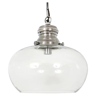 KS Verlichting Pendellampe L Hayley Sølv Ø42 cm