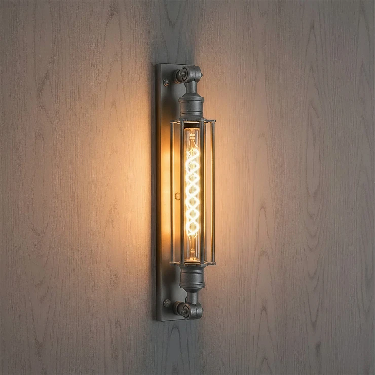 KS Verlichting Vegglampe Astor Antikk Sølv