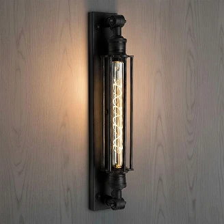 KS Verlichting Vegglampe Astor Svart