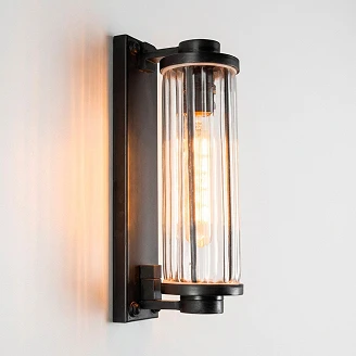 KS Verlichting Vegglampe Porter Antikk Svart