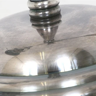 KS Verlichting Gulvlampe Indigo Antikk Sølv