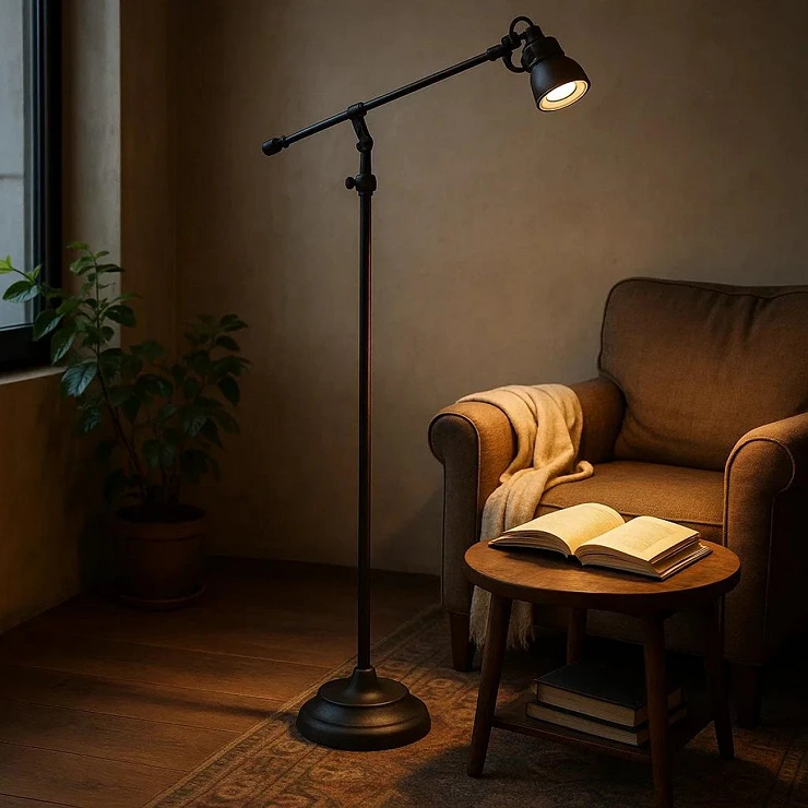 KS Verlichting Gulvlampe Indigo Svart