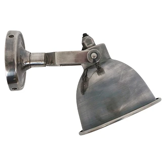 KS Verlichting Vegglampe Dreibar Maxim Sølv Ø19 cm