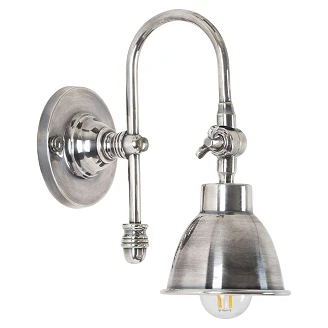 KS Verlichting Vegglampe Pasco Sølv
