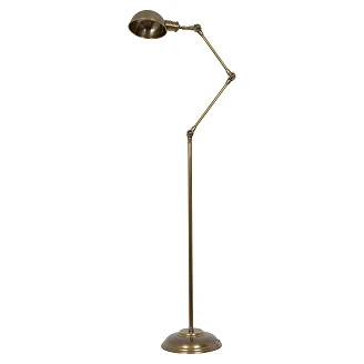 KS Verlichting Gulvlampe Nova Antiek Antikk Messing