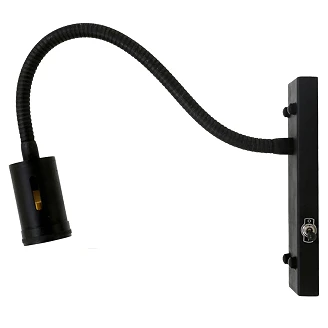 KS Verlichting Vegglampe Justerbar Ferrol Antikk Svart
