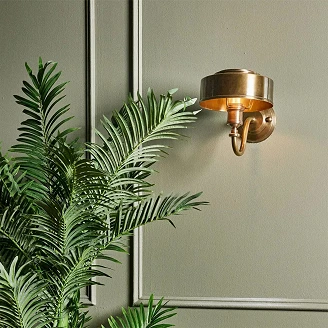 KS Verlichting Vegglampe Antibes Messing