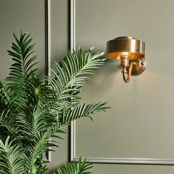 KS Verlichting Vegglampe Antibes Messing