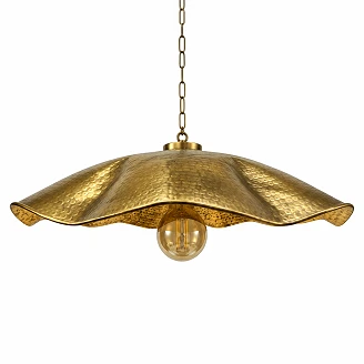 KS Verlichting Pendellampe Manta Messing Ø71 cm