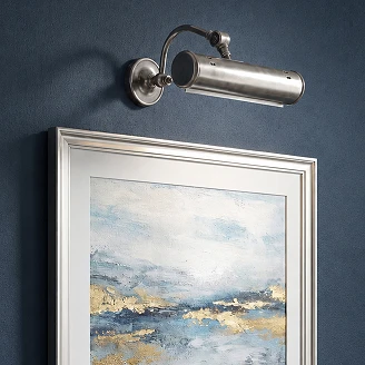 KS Verlichting Vegglampe 34 cm Rembrandt Sølv