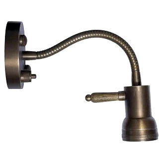KS Verlichting Vegglampe Twister Messing