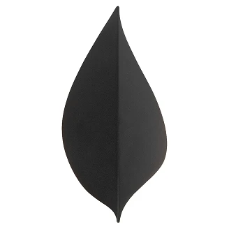 KS Verlichting Vegglampe Leaf Svart