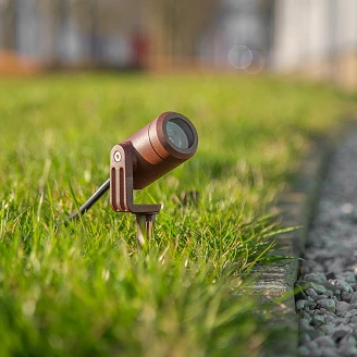 KS Verlichting Utendørsspot med Jordspyd Tuinspot Corten