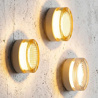 KS Verlichting Vegglampe Ø13 cm Nolan Champagne