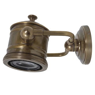 KS Verlichting Vegglampe Malibu Bronse