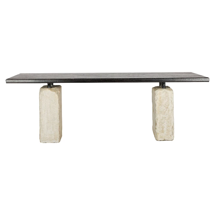 Matbord Montara Svart, Beige