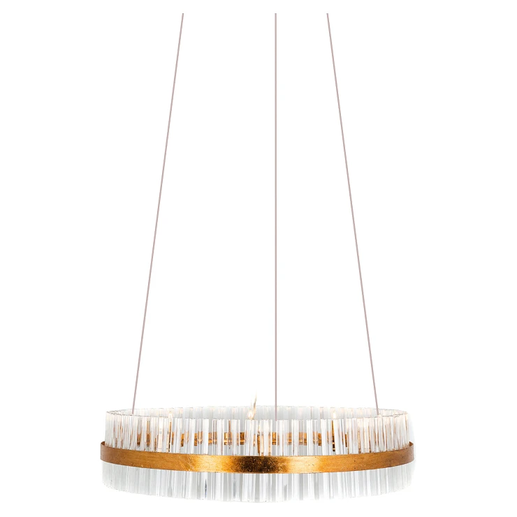 Hängande Lampa L Korvix Guld, Vit