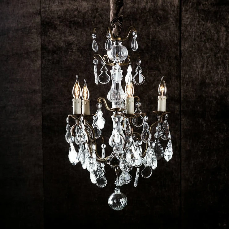 Hängande Lampa Mirevon Brons