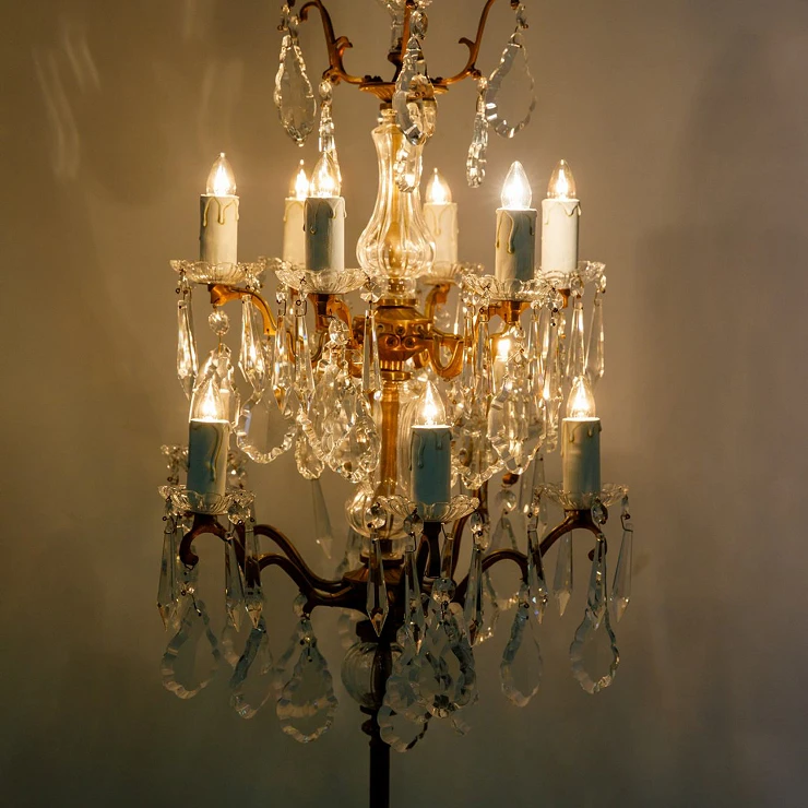 Golvlampa Tersina Guld