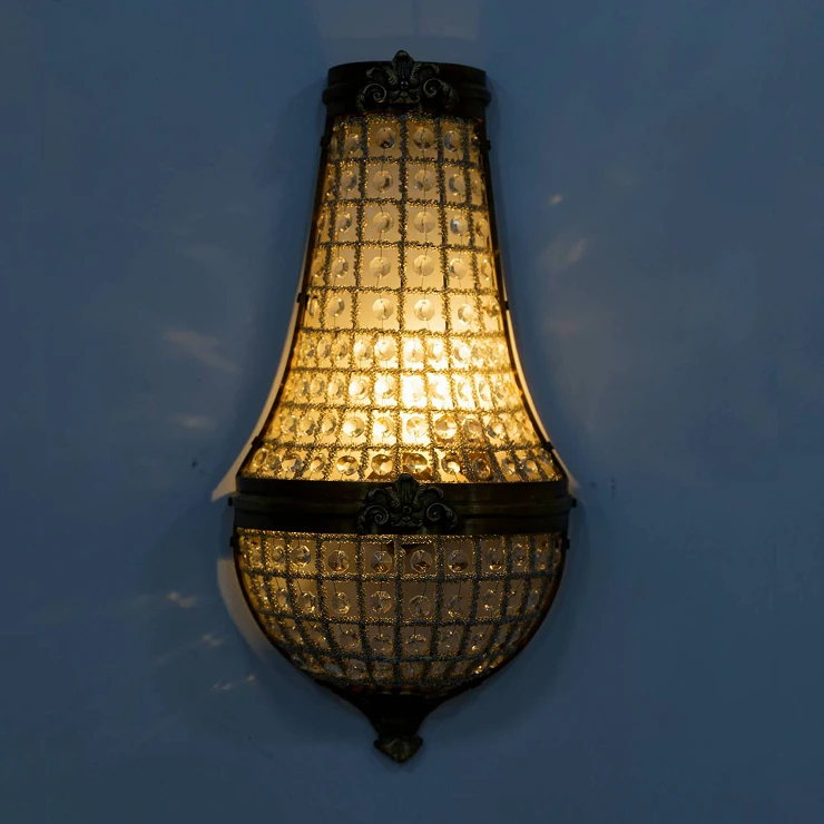 Vägglampa Zenvora Brons