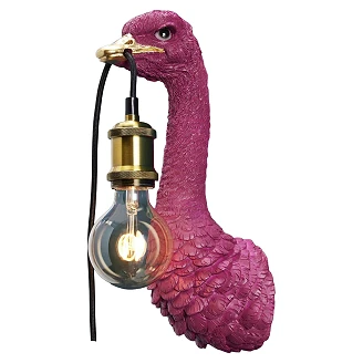 Werner Voss Vegglampe L Franz Josef Magenta
