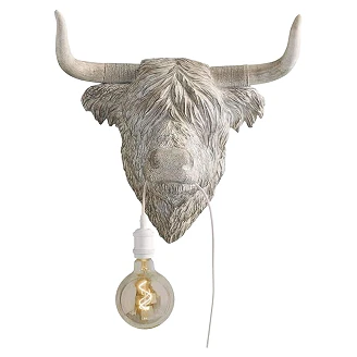 Werner Voss Vegglampe Wisent Grå
