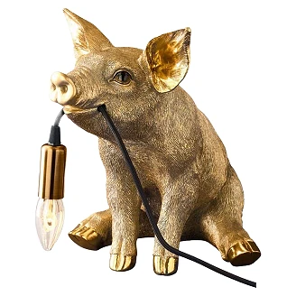 Werner Voss Bordlampe Piggy Gull
