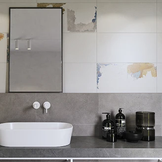 Gulvflis Concreto Vit Matt 30x60 cm