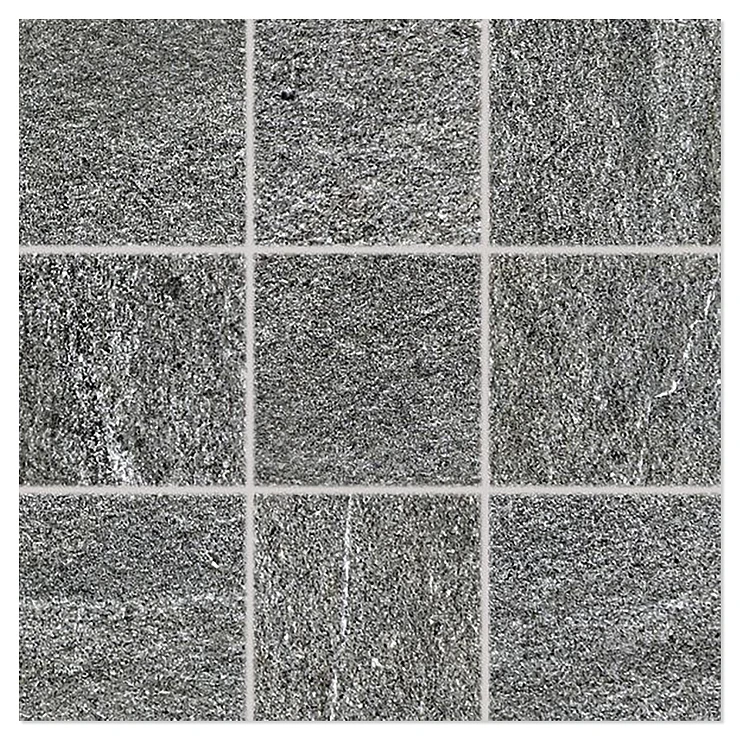 Mosaikkflis Kalkora Mørk Grå Matt 30x30 cm