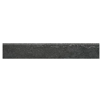 Gulvlister Fliser Kalkora Svart Matt 7x60 cm