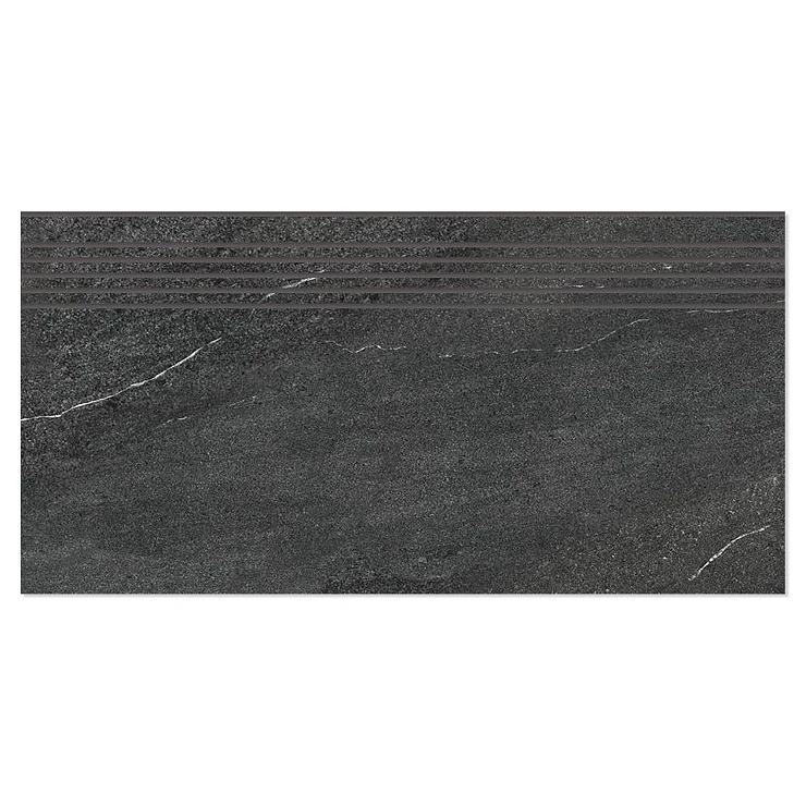 Trappklinker Kalkora Svart Matt 30x60 cm