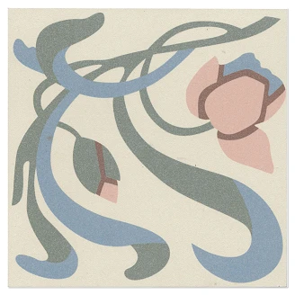 Revoir Paris Gulvflis Bel-Histoire Odette Matt 15x15 cm
