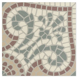 Revoir Paris Gulvflis Bel-Histoire Patchwork Matt 15x15 cm