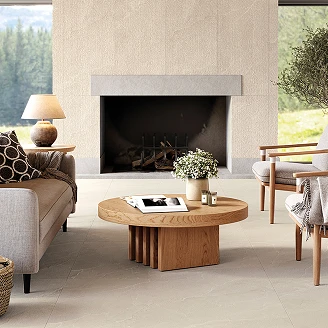 Veggflis Dolma Beige Linjär Matt-Relieff 61x122 cm