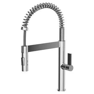 Kjøkkenarmatur Spirale Krom Blank